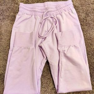Free People Movement joggers Light purple size Large